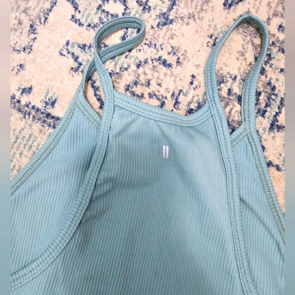 NOBULL Teal Ribbed Tank Top - Picture 5 of 5